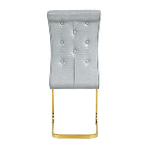 Elegant Design Alligator Skin Upholstered Dining Chairs
