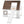 Wood Twin Size House Bunk Bed With Roof, Ladder And Slide - White / Brown