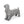 Charming Cocker Spaniel Dog Statue Bench Gray Magnesium Oxide
