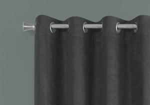 2 Pieces Set Room Darkening Curtain Panels with Grommet