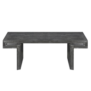 American Vintage Industrial Coffee Table, Double Tier Design