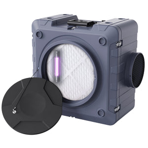 Air Scrubber with 3-Stage Filtration, Stackable Negative Air Machine 800 CFM