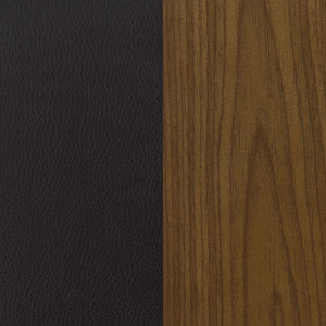Swivel Bar Stool Elegant Design With Upholstery - Walnut