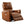 Electric Recliner Chair With Rocker And Swivel Function - Brown