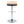 Grotto - Contemporary Adjustable Barstool, Swivel With Rounded T Footrest (Set of 2)