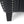 Contemporary Black PU Club Chair with Nailhead Trim and Rolled Armrests