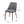 Modern Dining Chair With Iron Legs And Wood Finish
