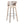 Cosini - Mid Century Modern Fixed Height, Barstool With Swivel With Round Footrest (Set of 2)