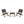Kayla Outdoor Foldable 2 Seater Chat Set - Brown / Gray