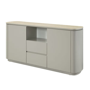 Ingram Ceramic Top Server - Light Gray
