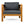 Patio Conversation Set with Foldable Acacia Wood Table and Cushioned Armchairs