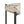 Bleskin - Round Accent Side Table With Shelf - White