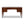 Dauphin Gold Accent 5-Drawer Wood Executive Desk Dark Walnut Ash Wood & Veneer