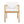 Outdoor Dining Chairs (Set of 2) with Acacia Wood Frame