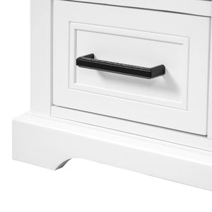 Bathroom Vanity With Sink, Soft Close Doors, Adjustable Shelf & 3 Drawers