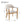 Wood Frame Upholstered Dining Chairs with Armrests (Set of 2)
