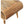 Solid Wood Open Oak-ish Coffee Table, Nordic Legs