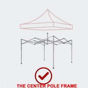 Canopy Replacement Top with 4 Pack W8 Bags (Frame Not Included)
