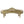 Cabriole - Synthetic Leather Bench - Gold
