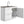 Shaker - Modern Wide Laundry Cabinet With Faucet And Sink - White