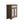 Rustic Vintage Accent Cabinet with Carved Floral Panels