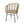 Randy Modern Wicker Chair with Water Resistant Cushions - Brown / Beige