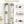 Tall Bathroom Storage Cabinet, 5-Tier Narrow With 2 Doors & Adjustable Shelves, Freestanding - White