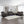 3 Pieces Recliner Sofa Sets Home Theater Seating Manual Recliner Chair & Center Console And LED Light Strip For Living Room - Brown