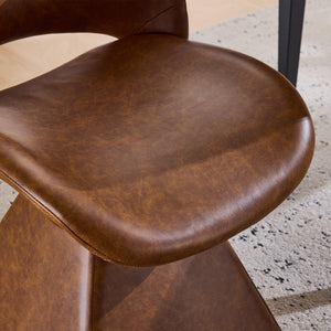 Modern Swivel Dining Chair With High Back
