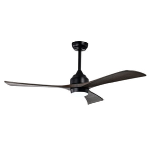 52" Solid Wood Blades Ceiling Fan with Lights Remote Control, Quiet DC Motor