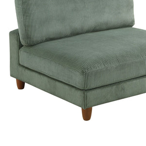 Armless Chair For Living Room - Sage