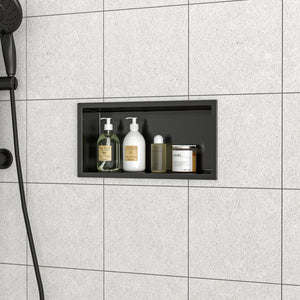 Stainless Steel Shower Niche With Seamless Design For Bathroom Storage