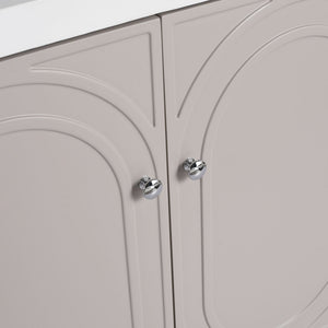 Modern Freestanding Bathroom Vanity With Soft Close Cabinet Doors