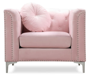 Contemporary Sloped Arm Chair