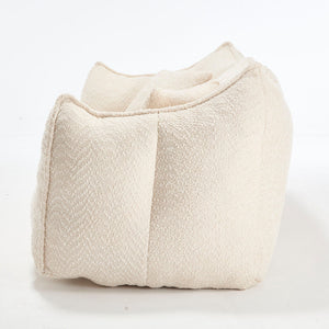 Comfortable Dual Beanbag Chair With High Resilience Foam Core For 2 People