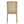Dining Chair With Synthetic Cane Back And Upholstered Seat (Set of 2) - Natural