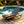 Black Iron + Teak Finish Chaise Lounge Set with Dark Grey Cushion