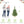 7ft Pre-Lit Christmas Tree with 400 Warm Lights