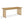 Natural Rubber Wood Dining Table with Rattan Accents