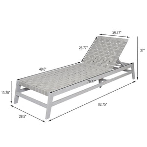 Outdoor Rope Chaise Lounge