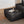 Grey Plush Ottoman