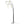 Marcos - Hanging Crystal Arc Tree Floor Lamp With Sculptural Frame - Black