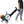 Portable Double Flywheel Electric Log Splitter 7 Ton Gas Log Splitter With Auto Return Steel - Gray