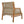 Acacia Wood Patio Furniture Club Chair with Outdoor Wicker