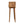 Solid Wood Mini Curved Oak-ish Console Table