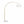 Ambient - Arch Floor Lamp With Large Shade - Gold / White