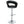 Bar Stool With Seat, 360 Degree Swivel, Height Adjustable Design - Black