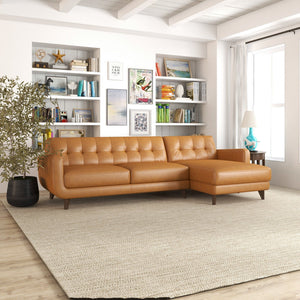 Allison - Mid-Century Modern Sectional Sofa Chaise