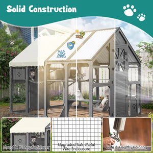Extra Large Catio Outdoor Cat Enclosure