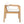 Outdoor Dining Chairs (Set of 2) with Acacia Wood Frame